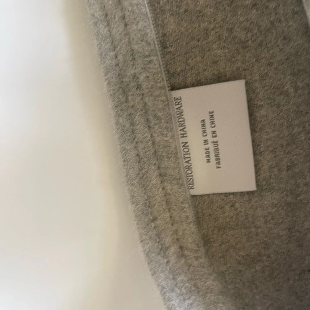 Restoration Hardware Cashmere Lumbar Pillow Cover NEW!!